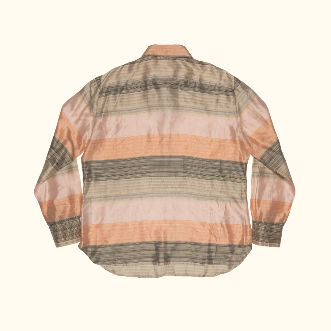 Camisa de Seda Armani Collezioni "Sunset" - Talla L