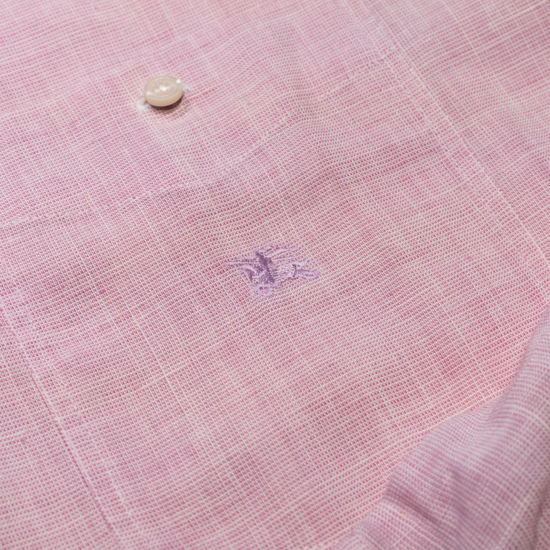 Camisa Burberry London "Salmon Chambray" - Talla L/XL