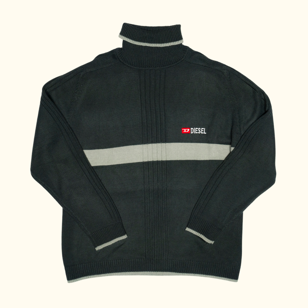 Jersey Diesel "Industry" Roll Neck Dark Green - Talla XXL