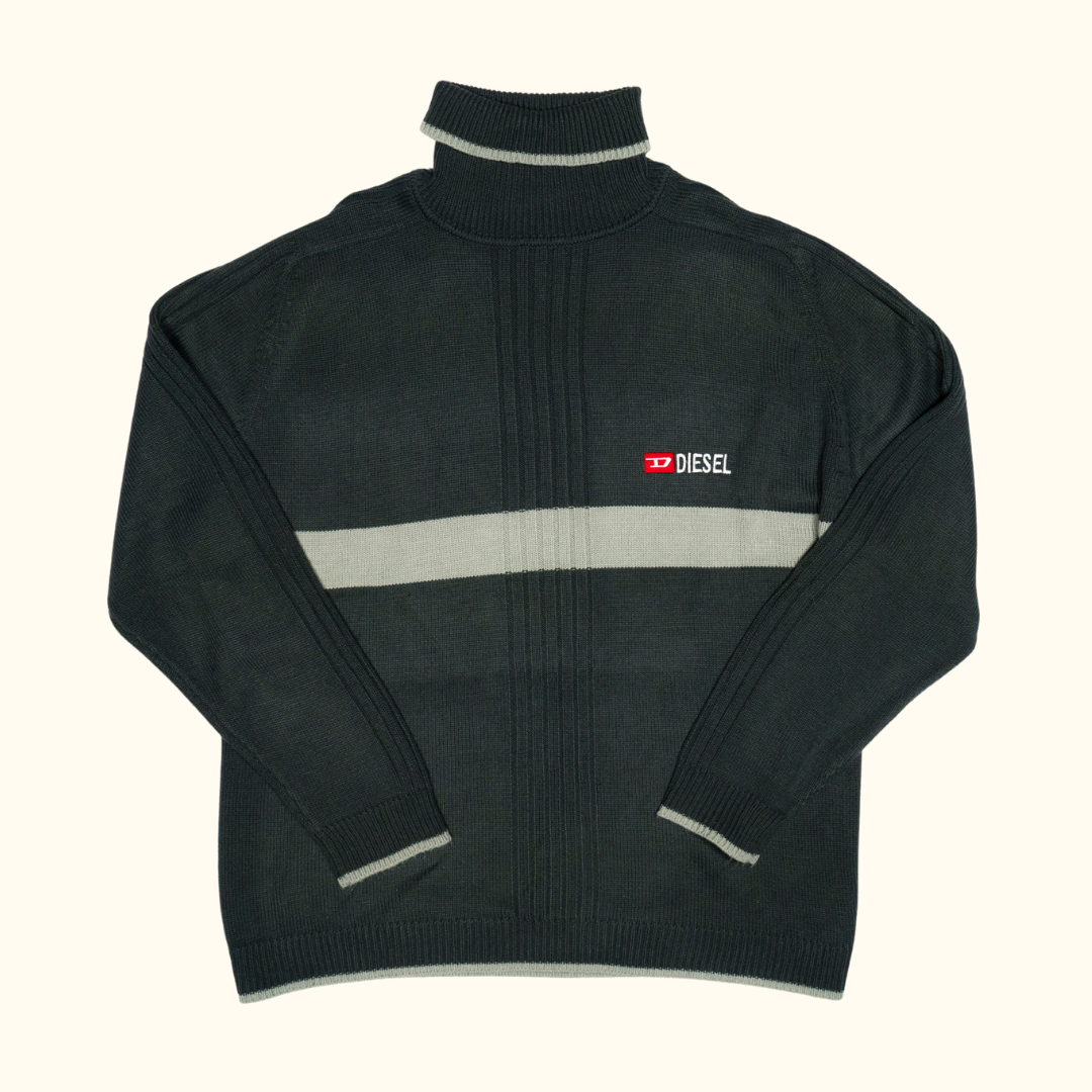 Jersey Diesel "Industry" Roll Neck Dark Green - Talla XXL