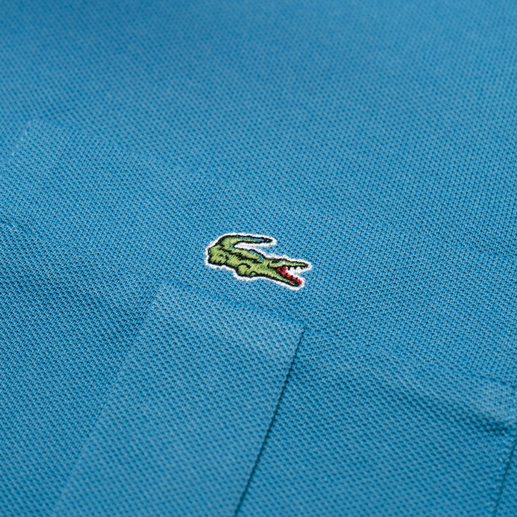 Polo Lacoste "Bowling Cut" Petrol Blue - Talla XXL