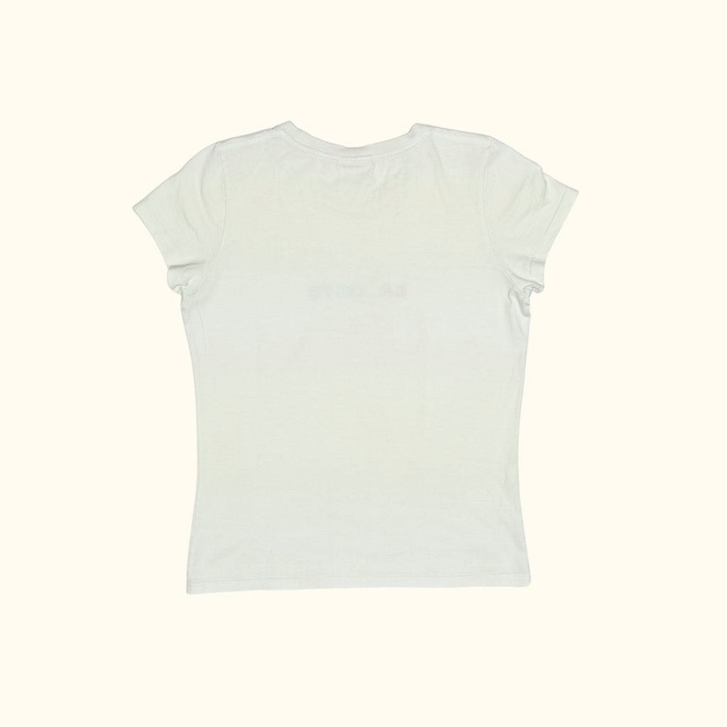 Camiseta Lacoste "Rainbow Spellout" - Talla XS/S
