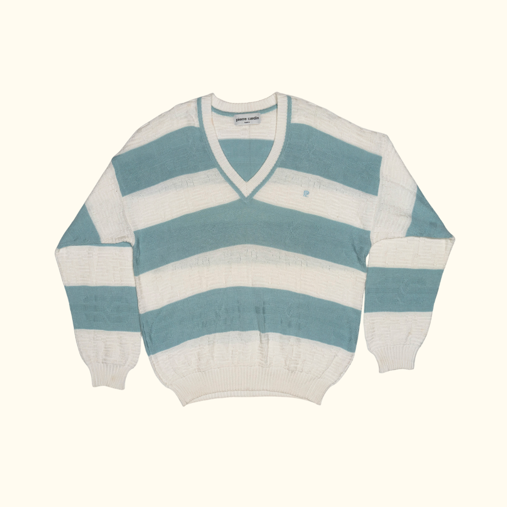 Jersey Pierre Cardin Vintage "Textured Block" - Talla XXL
