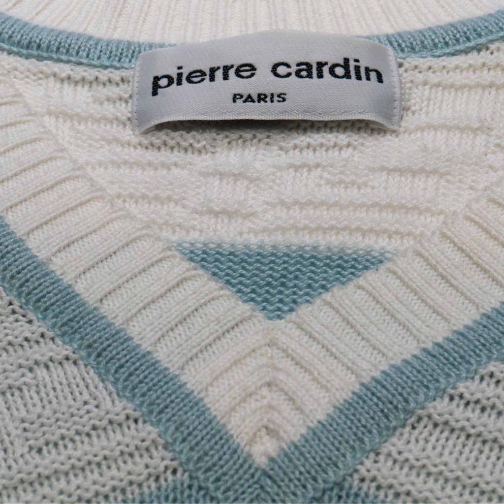 Jersey Pierre Cardin Vintage "Textured Block" - Talla XXL