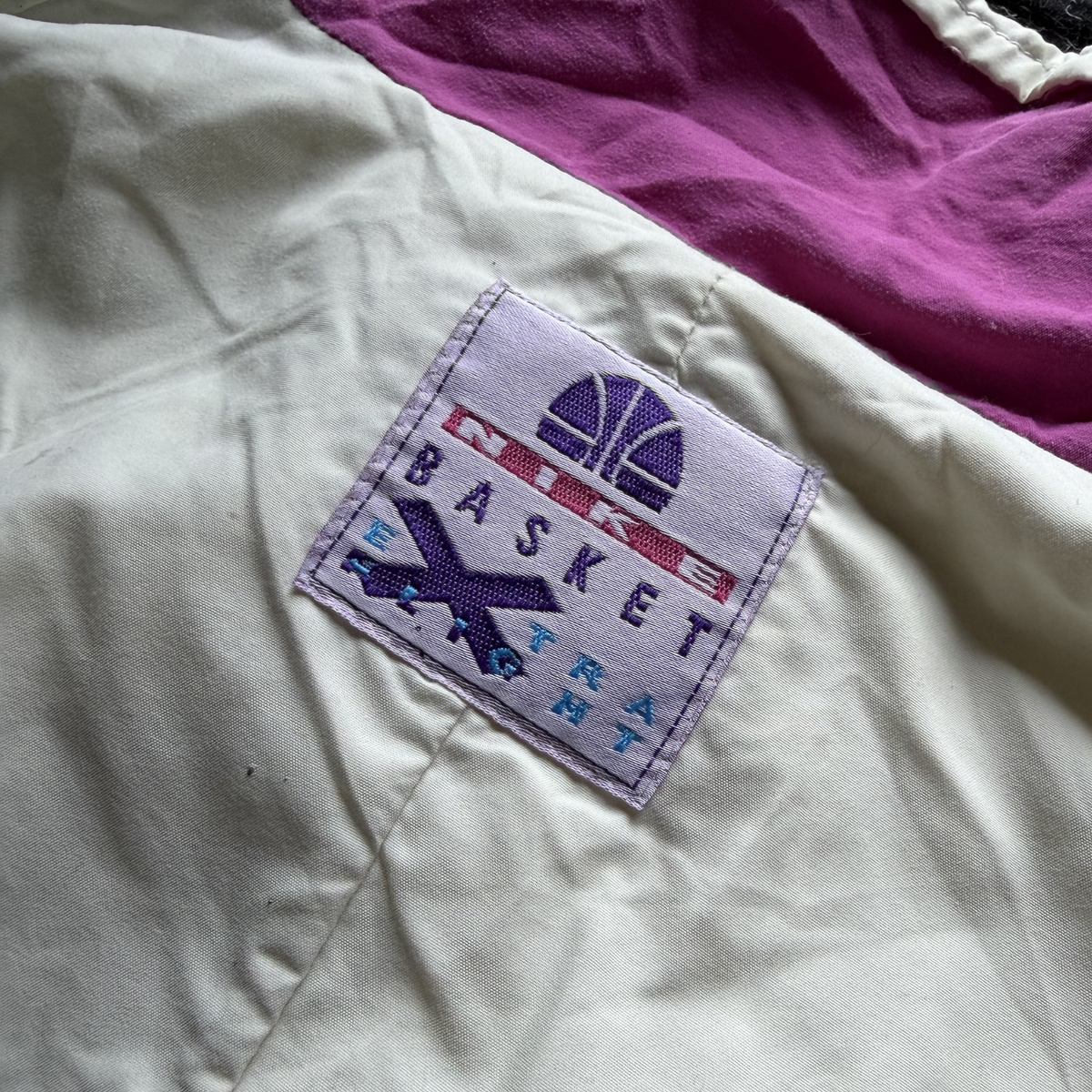 Conjunto Nike “Basket Extra Flight” Vintage – Chándal Windbreaker Chaqueta + Pantalón – Talla XL