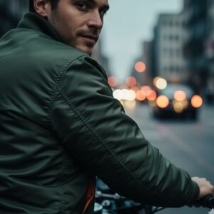 Bomber Schott NYC Verde Militar